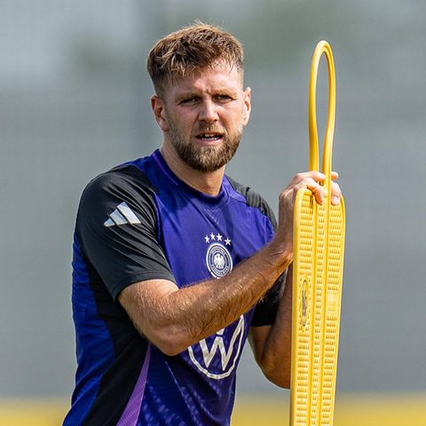 Niclas Füllkrug beim Training des DFB-Teams