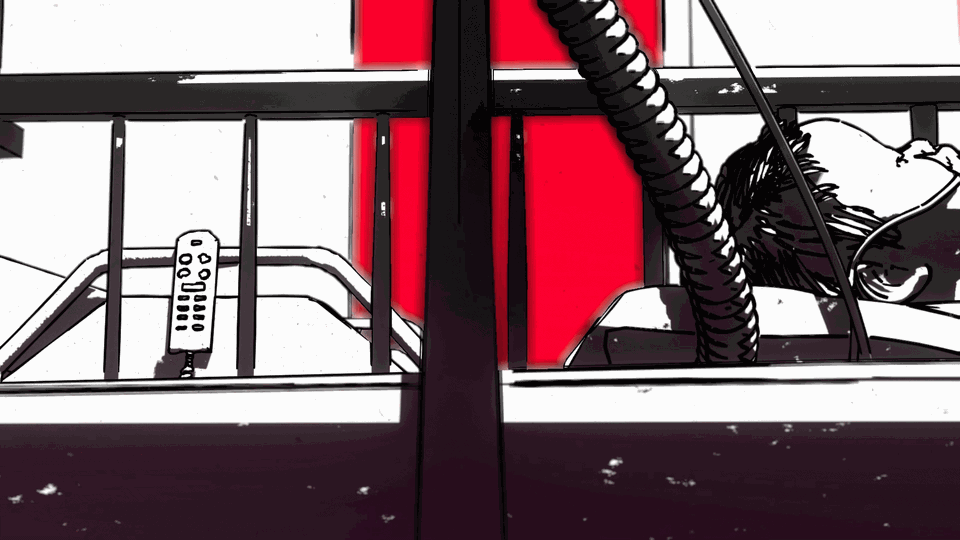 Ein Baby liegt auf der Intensivstation der Charité