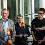 Wahl in Thüringen: Bodo Ramelow, Ulrike Grosse-Roethig, Christian Schaft