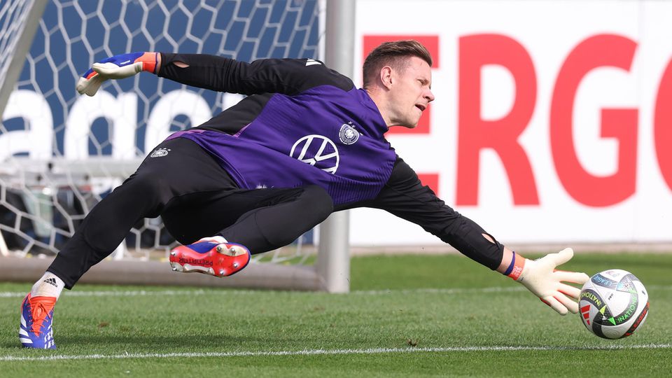 Torhüter Marc-André ter Stegen im Training