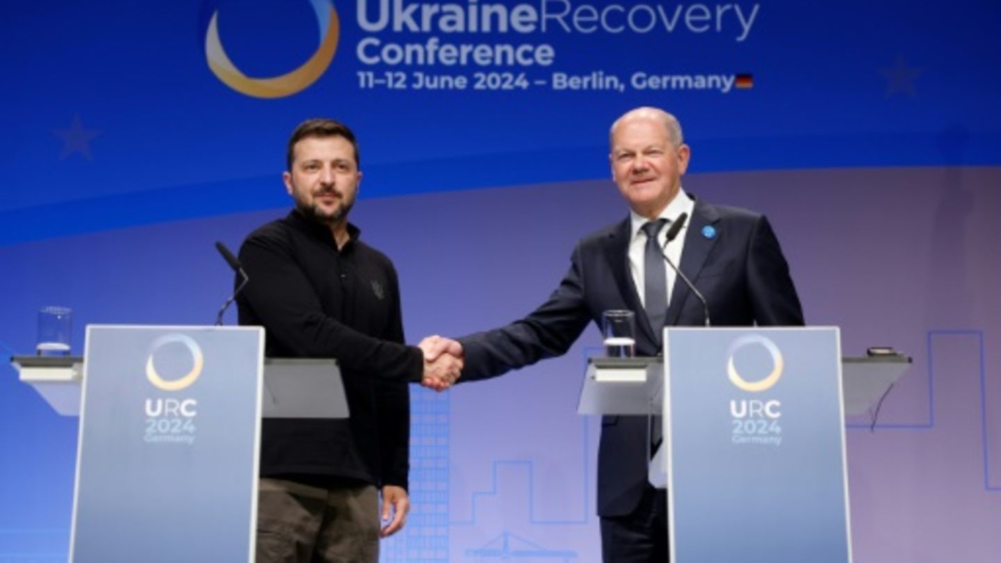 Scholz meets Zelenskyy for a one-on-one talk in Frankfurt am Main