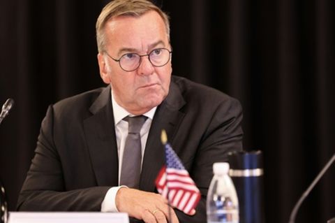 Verteidigungsminister Pistorius in Ramstein