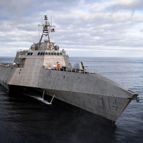 USS Manchester Starlink USA Kriegsschiff