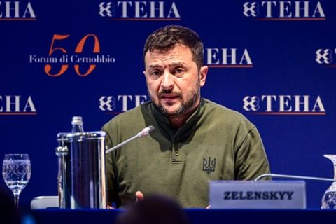 Selenskyj im italienischen Cernobbio