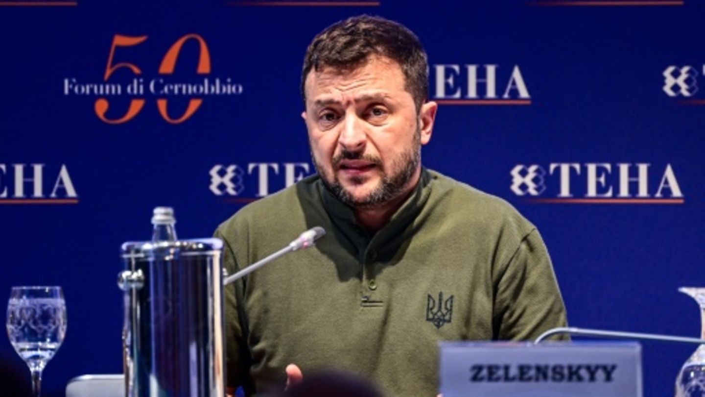 Selenskyj im italienischen Cernobbio