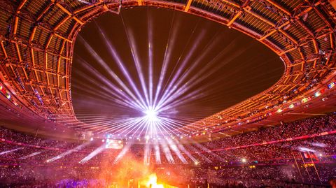 Bei der Abschlussfeier der Paralympics in Paris wurde das Stade de France zum Dancefloor