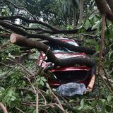 Dieses Auto wird wohl nirgendwo mehr hinfahren, außer zum Schrottplatz