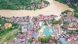 Taifun Yagi hat ganze Landstriche unter Wasser gesetzt