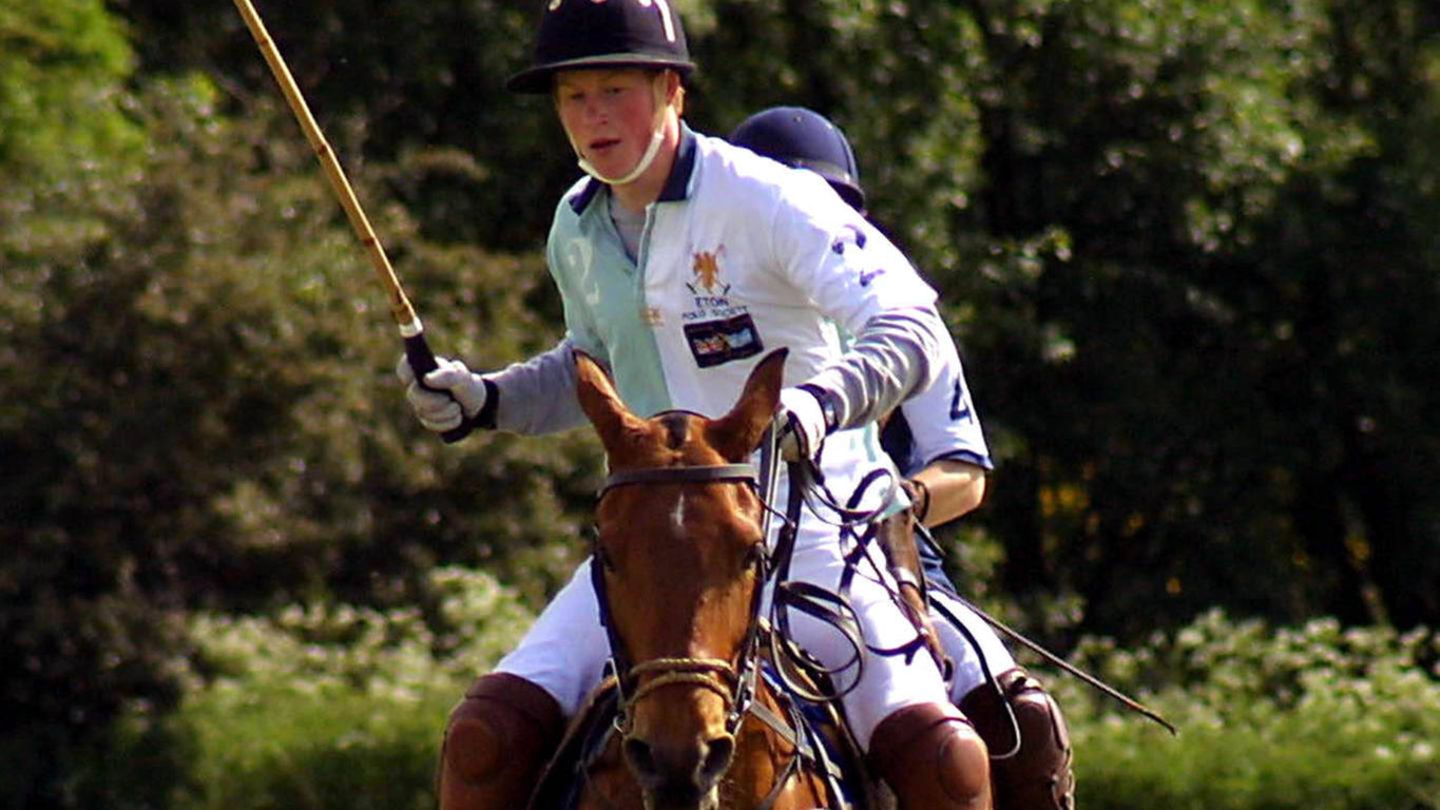 Prinz Harry spielt Polo