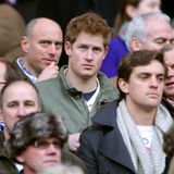 Prinz Harry bei einem Rugby-Match 2010