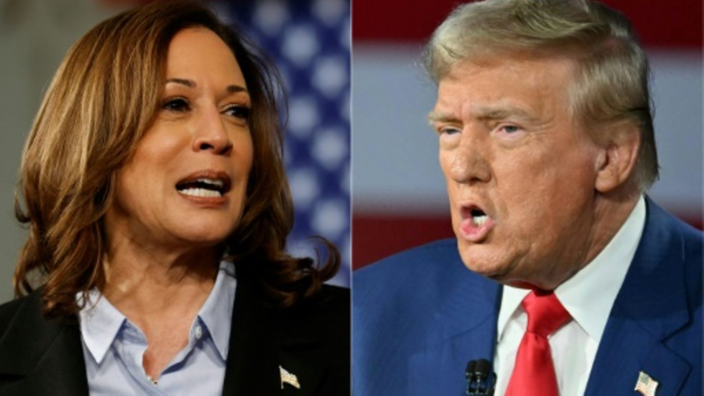 Harris und Trump begegnen sich in der TV-Debatte erstmals persönlich