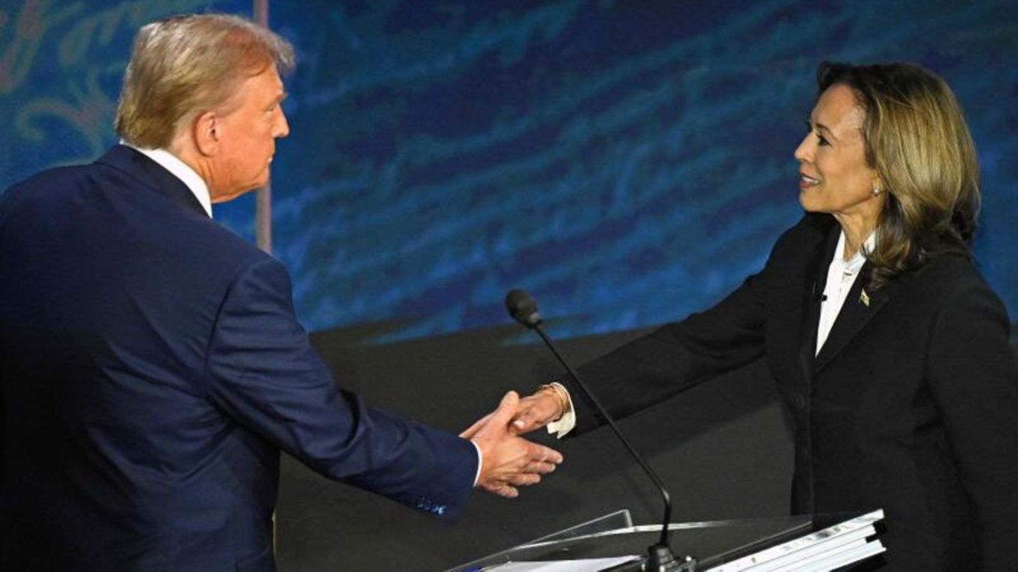 Präsidentschaftsdebatte: Kamala Harris führt Donald Trump vor