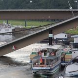 Einsturz der Carolabrücke in Dresden