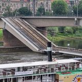 Einsturz der Carolabrücke in Dresden