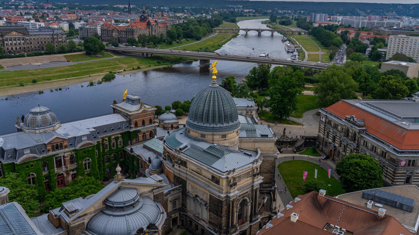 Einsturz der Carolabrücke in Dresden