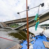 Einsturz der Carolabrücke in Dresden