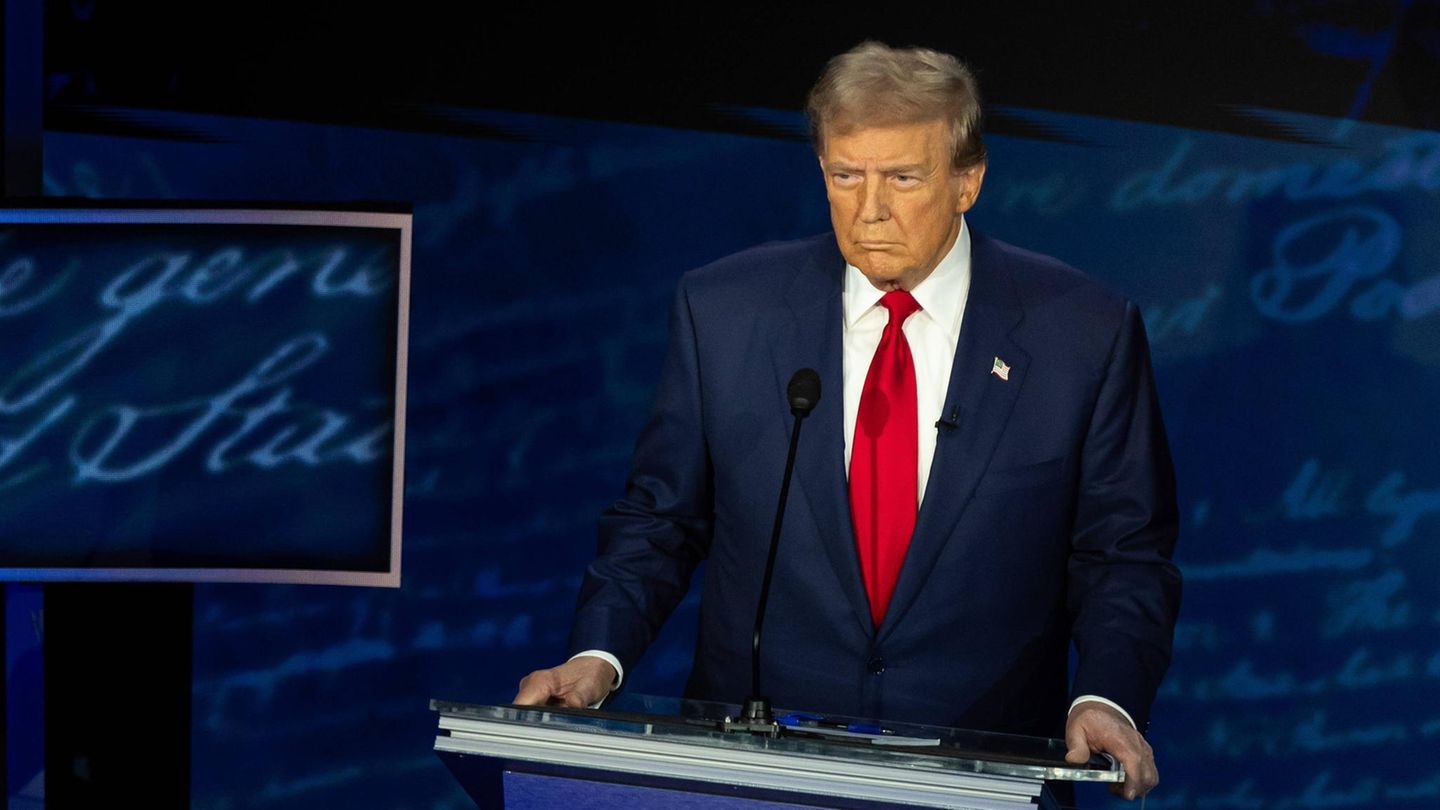 TV-Duell: Trump attackiert Demokraten: "Deswegen habe ich eine Kugel an den Kopf bekommen"