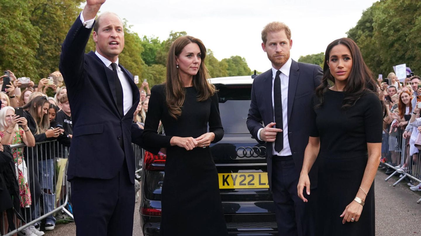 William, Kate, Harry und Meghan