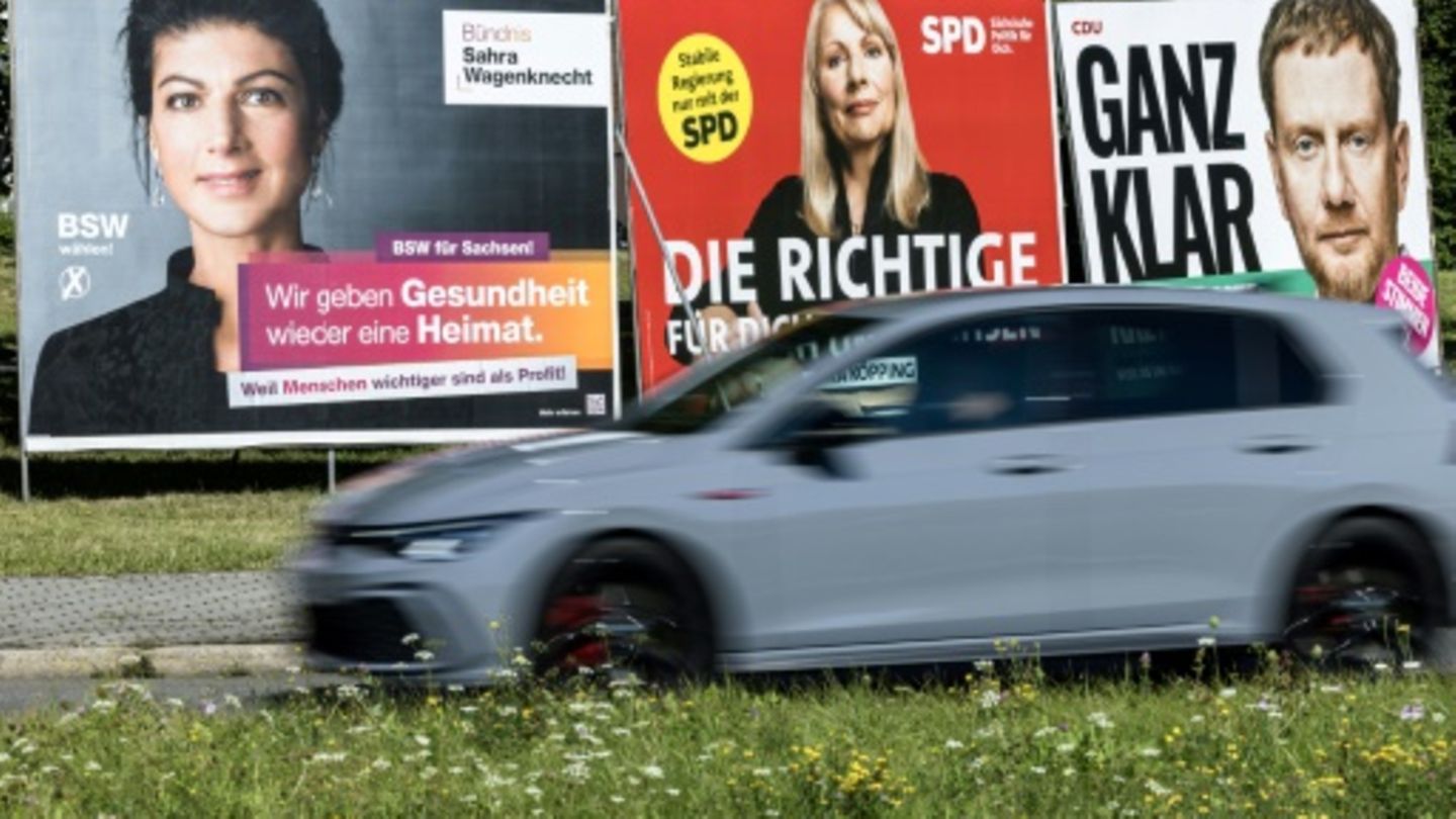 Wahlwerbung in Sachsen