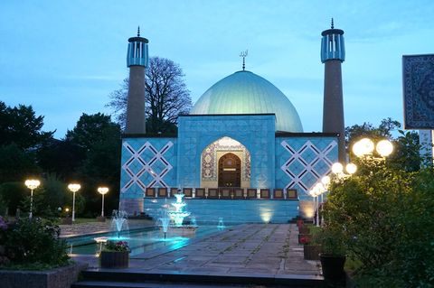 Die Blaue Moschee an der Alster wurde vom Islamischen Zentrum Hamburg betrieben