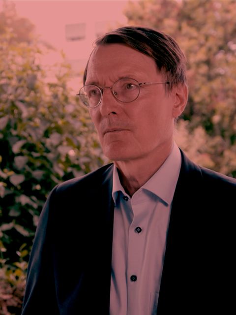 Portrait Karl Lauterbach im Interview zur Charité