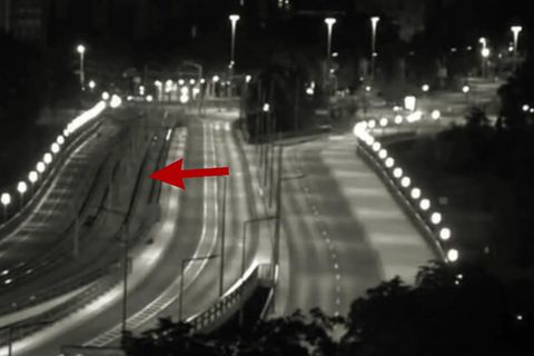 Überwachungsaufnahmen: Carolabrücke in Dresden: Video zeigt Moment des Einsturzes