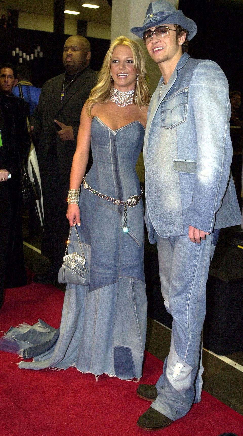 Großer Jeans-Auftritt: Britney Spears and Justin Timberlake during the period 2001 after the "American Music Awards"    