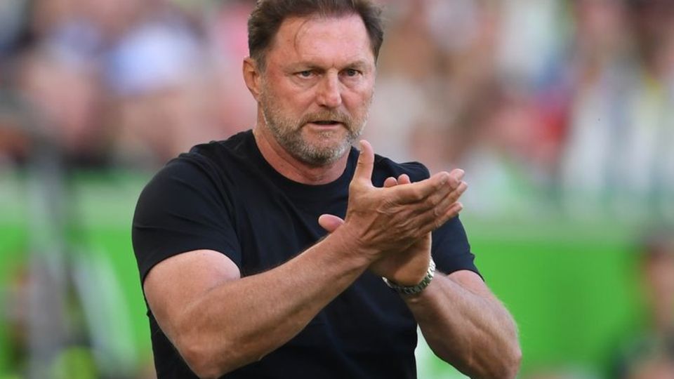 Verteidigt seine Fan-Kritik: Wolfsburgs Trainer Ralph Hasenhüttl. Foto: Swen Pförtner/dpa