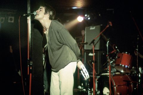 Oasis spielte 1994 im Logo in Hamburg