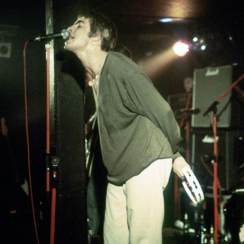 Oasis spielte 1994 im Logo in Hamburg