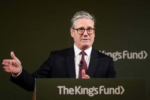 Premier Starmer am Donnerstag in London