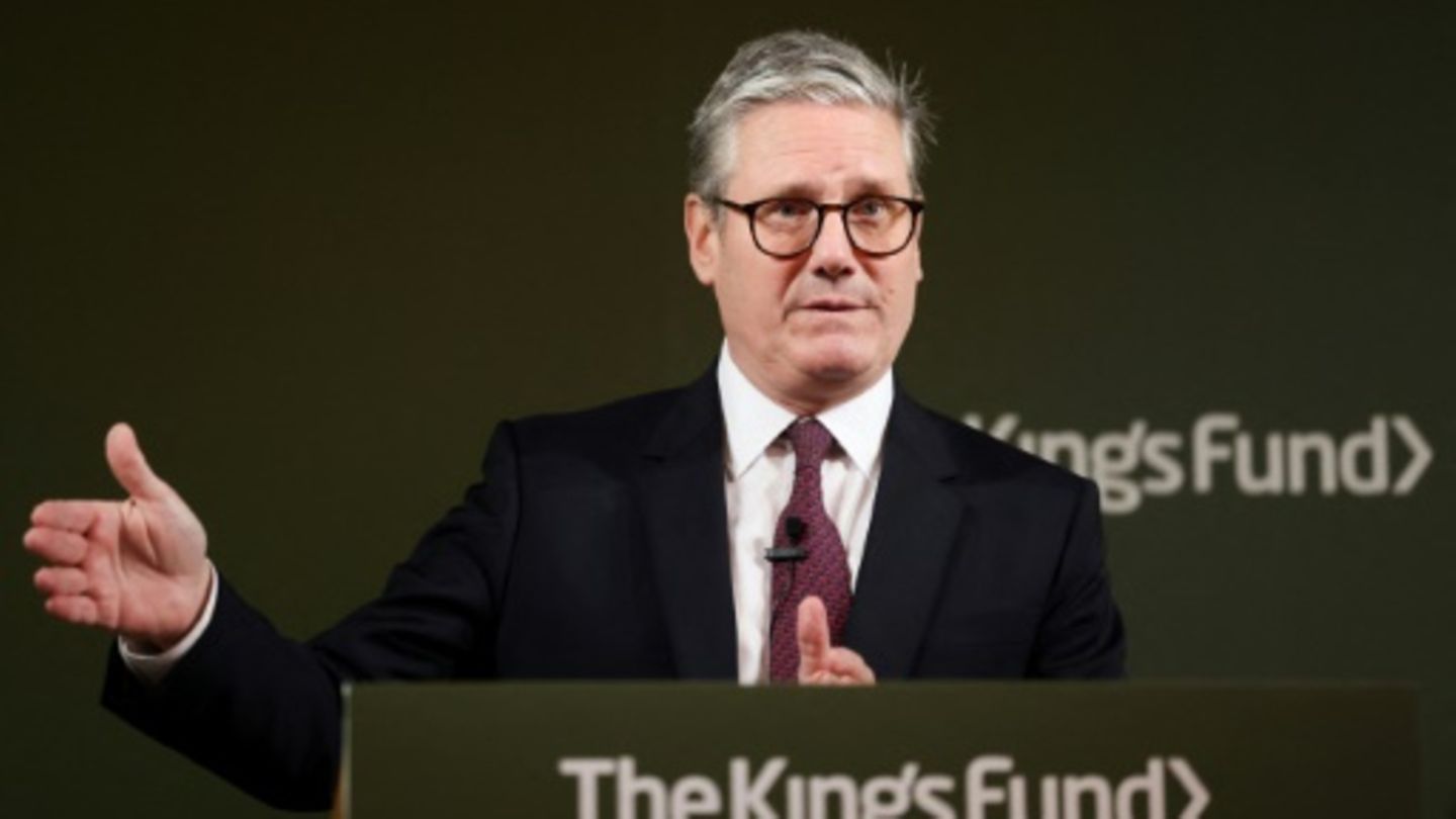 Premier Starmer am Donnerstag in London