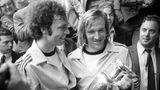 Großkünstler nach dem Finale von Brüssel vereint: Franz Beckenbauer und Günter Netzer