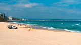 Surfer an der Gold Coast von Australien