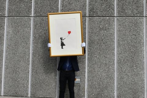 Das wohl berühmteste Banksy-Werk: "Girl with a Balloon"