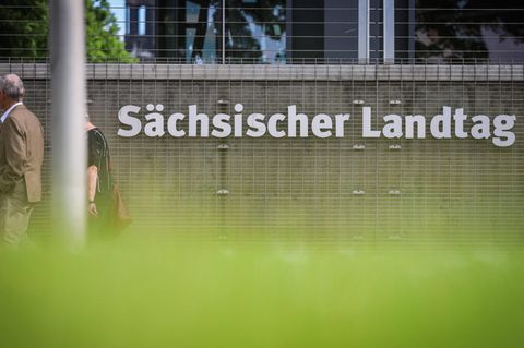 Sachsen: Das Landtagsgebäude in Dresden