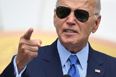Joe Biden am Freitag in Washington