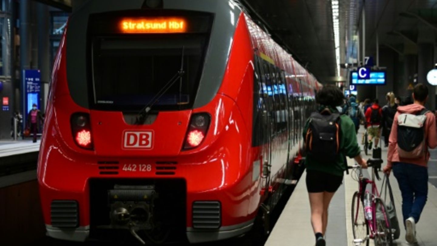Regionalzug im Berliner Hauptbahnhof