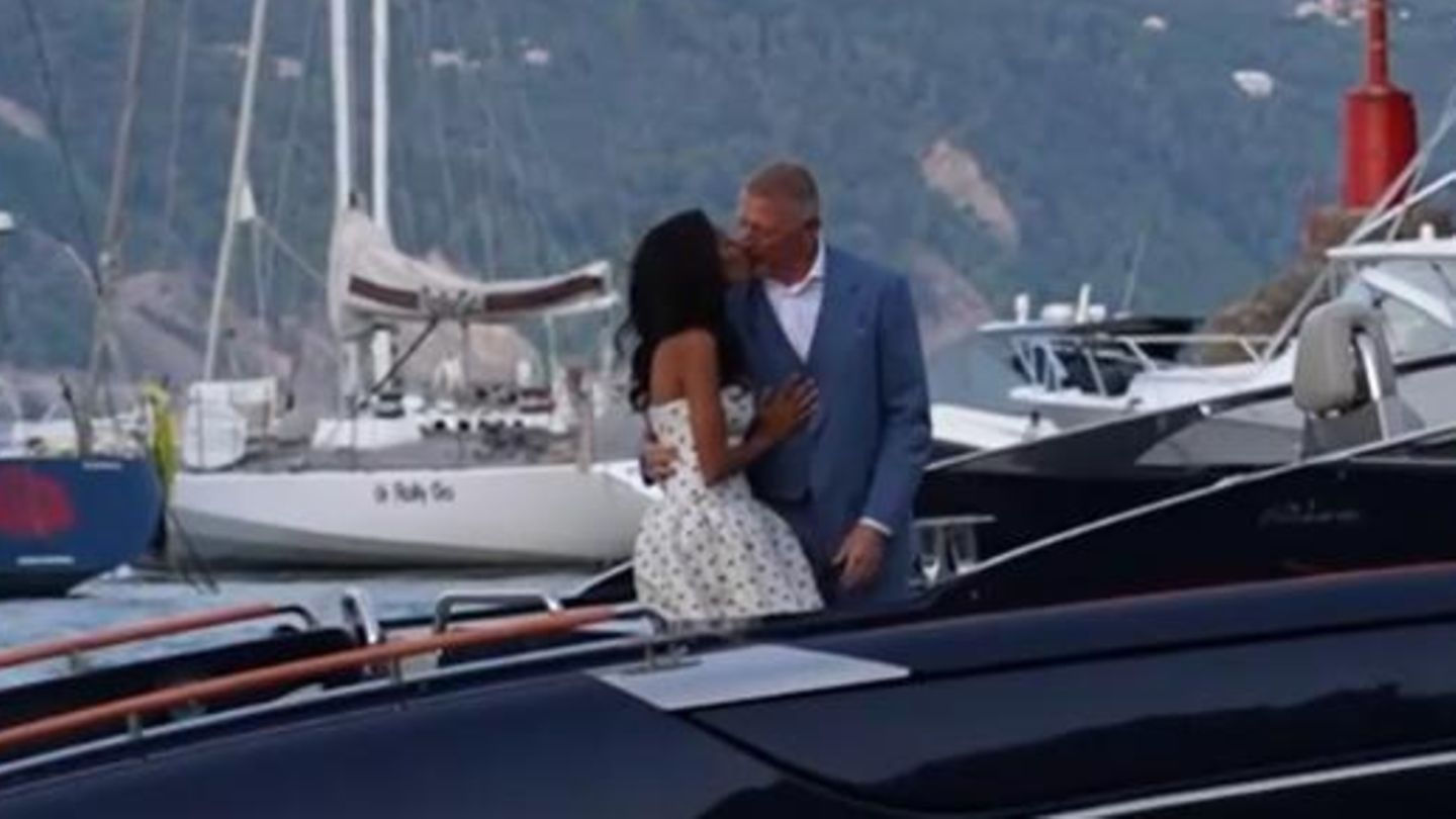 People of today: Sweet snapshot: Boris Becker celebrates romantic dream wedding in Portofino