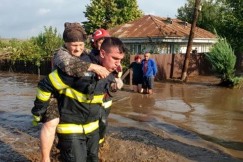 Rettungseinsatz in Rumänien