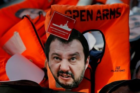 Protest gegen Salvini