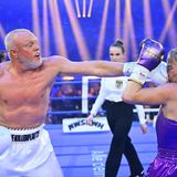 Halmich gewann den Kampf, in dem Raab bisweilen ziemlich schnaufte, klar nach Punkten