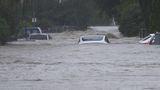 Die Ortschaft Perschling in Böheimkirchen in Niederösterreich ist nach intensiven Regenfällen in von der Außenwelt abgeschnitten