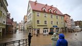 Auch im polnischen Klodzko sind die Straßen überschwemmt