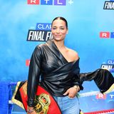 Auch die Ex-Frau von Comedian Olli Pocher, Amira Aly, ließ sich das Event nicht entgehen