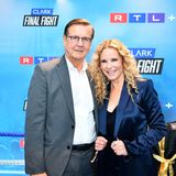 RTL-Moderatorin Katja Burkhard kam mit ihrem Lebensgefährten Hans Mahr