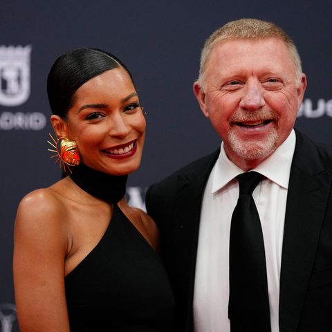Lilian de Carvalho Monteiro und Boris Becker