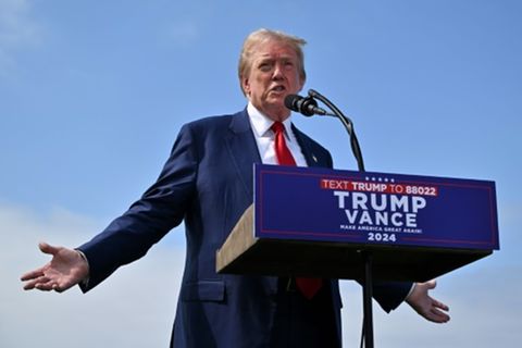 Trump bei einem Wahlkampfauftritt am Freitag
