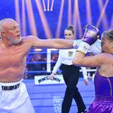 Stefan Raab und Regina Halmich