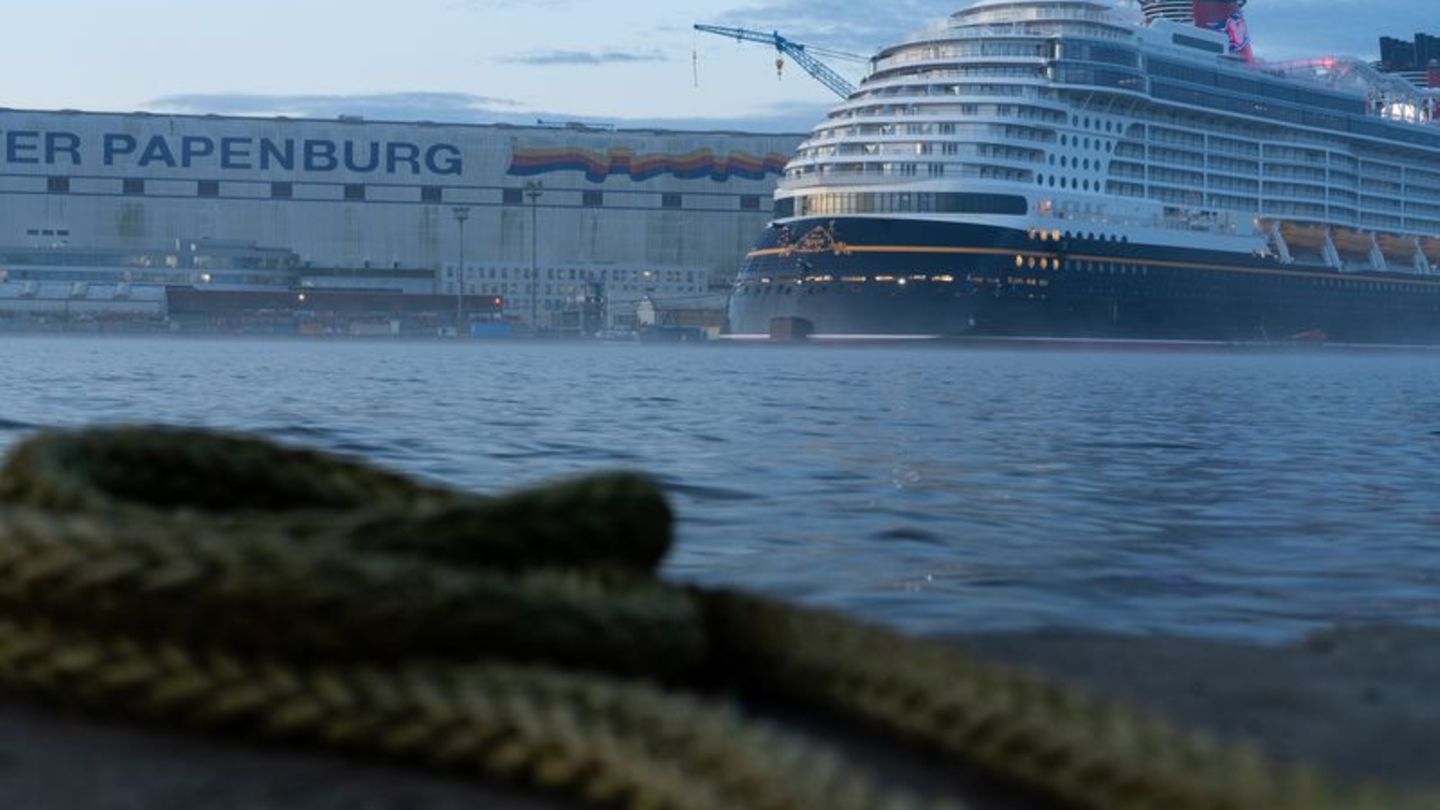 Wann sich der Staat wieder aus der Meyer Werft zurückziehen wird, ist offen. (Archivbild) Foto: Izabella Mittwollen/dpa